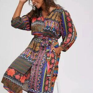 NWT Farm Rio shirt dress